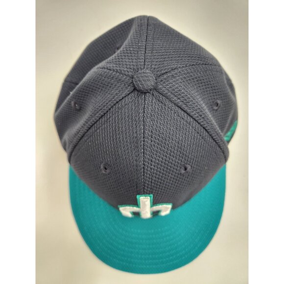 Seattle Mariners New Era 59fifty Blue hat cap Batting Practice Spring 7 1/4 57.7 - Picture 6 of 10